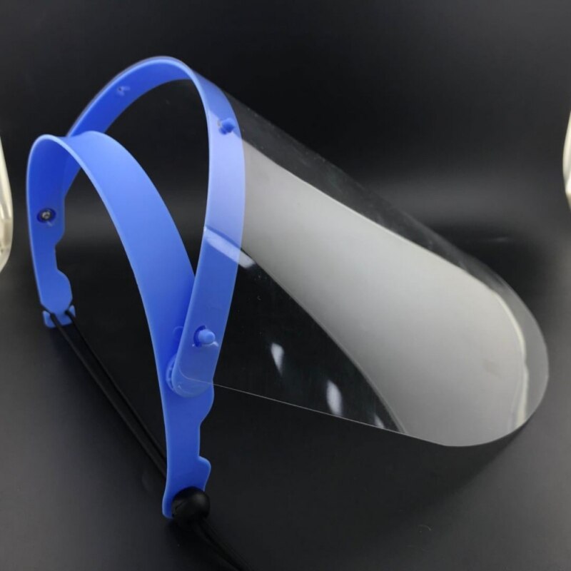 PET plastique cuisine Anti gouttelette poussière huile chaude Spary plein visage bouclier gouttelette coupe-vent visage bouclier lavable résistant à l'huile
