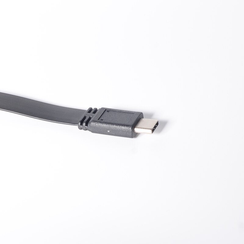 Usb 3.1 Voorpaneel Header Type E Mannelijke Naar Type C Male Connector Extension Draad Platte Kabel Adapter Opladen En data Transfer