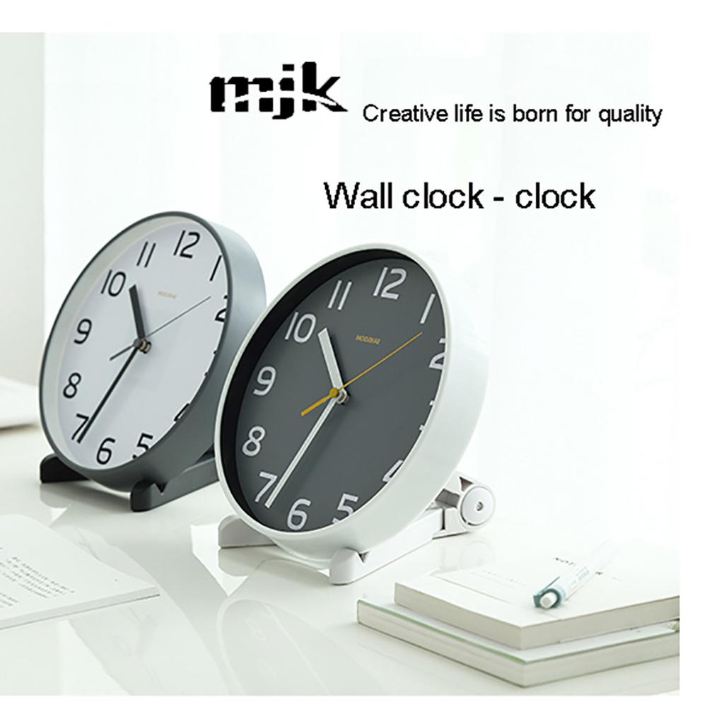 MOOJIKAE Simple Dual-use wall or table Clock Wall Clock Mute Clock clockwork electronic clock modern