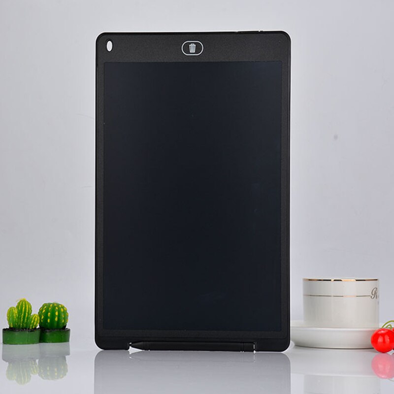 12-inch LCD Writing Tablet - Digital Drawing Pad with Stylus - Portable Electronic Board: Black