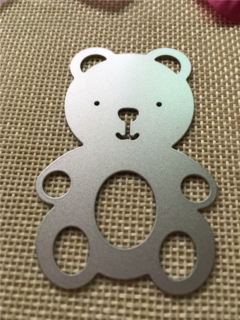Bear Vorm Scrapbooking Snijden Beer Metalen Snijden Fotoalbum Cut Sterven Stencil Papieren Kaart