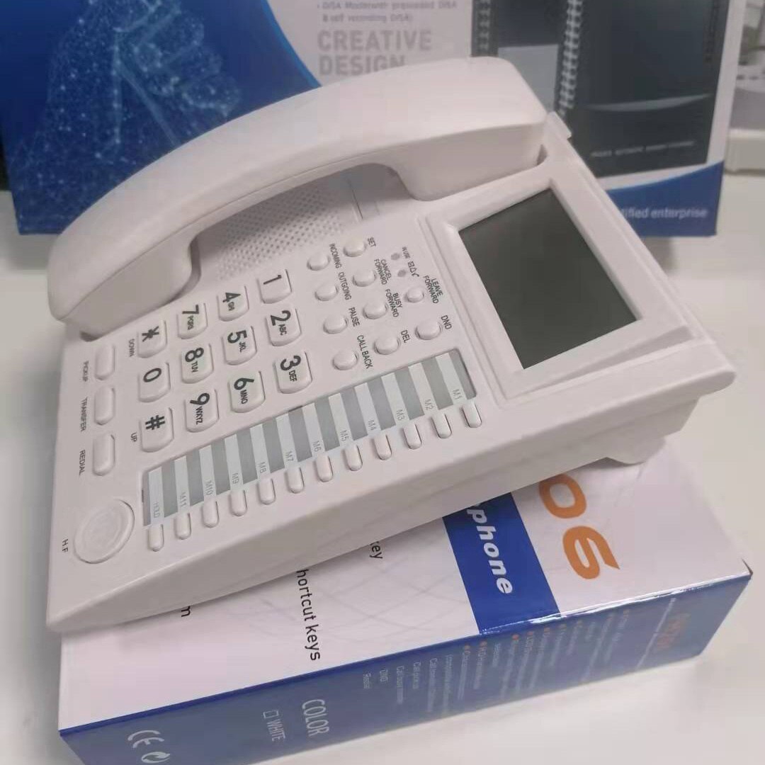 Office PABX Phone / Caller ID Telephone / PBX Business Telephone- white color