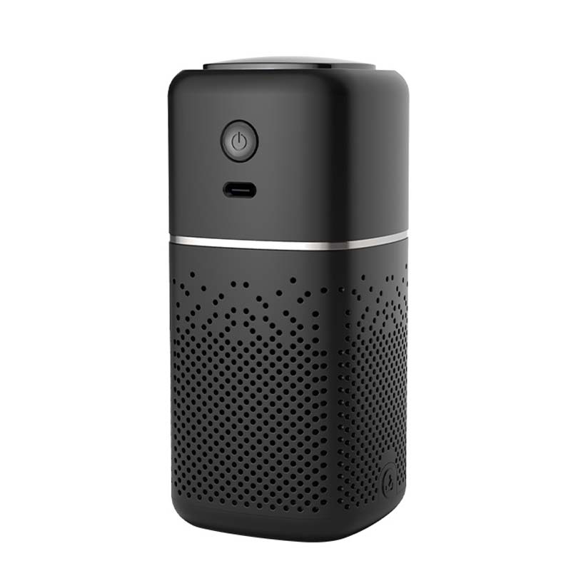 Desktop Negative Ionen Auto Luftreiniger Tragbare USB Plug-In Kleine Auto Luftreiniger Negative Ionen Filter Reinigt Die luft: Black
