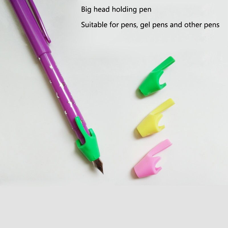 Silicone Pencil Holder Pen Two finger Writing Aid Grip Posture Correction Tool for Children Students Kids