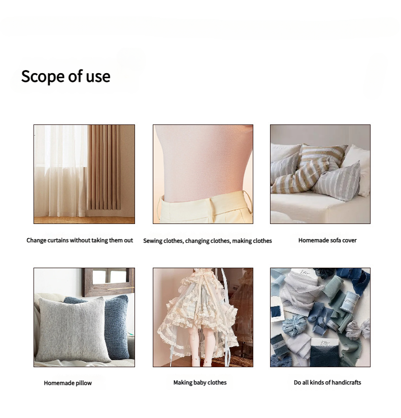 Håndholdt bærbar symaskin / mini elektrisk symaskin / lommesymaskin, egnet for sying, reparasjon og produksjon