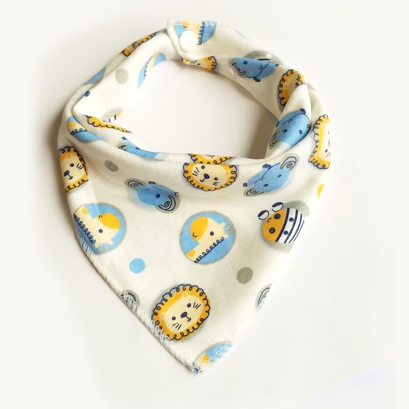 Slabbers Burp Doek Beby Bib Bandana Eten Voeden Doeken Waterdicht Driehoek Katoen Cartoon Print Baby Sjaal Baby Accessoires