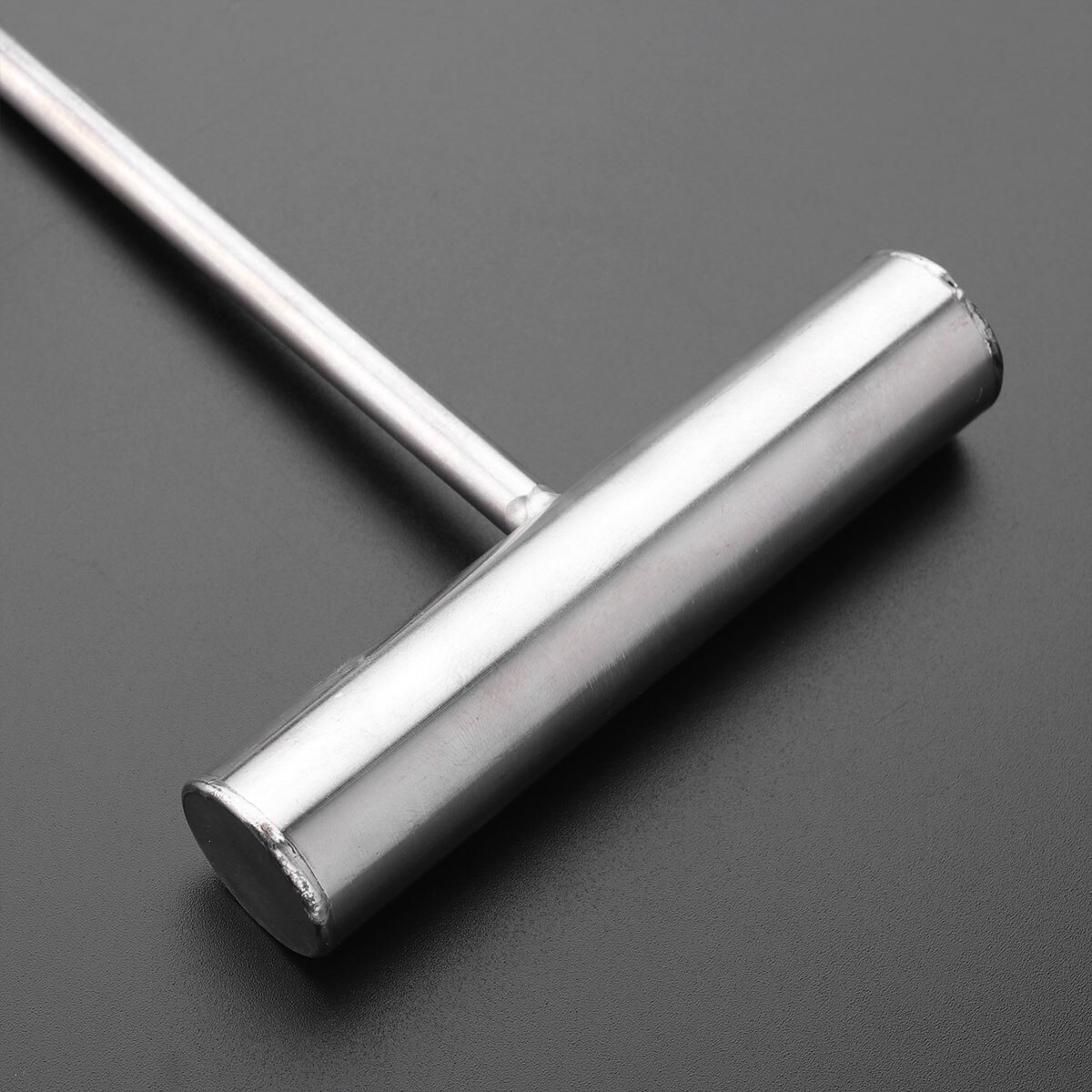 Stainless Steel Meat Hook Practical Pork Hook Roasted T-Hook Useful Chicken Hook Kitchen Tool for Home Shop (20cm)