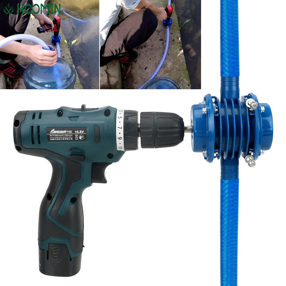 Electric Drill Water Pump Mini Heavy Duty Self-Priming No Power Required Garden Centrifugal Pumps