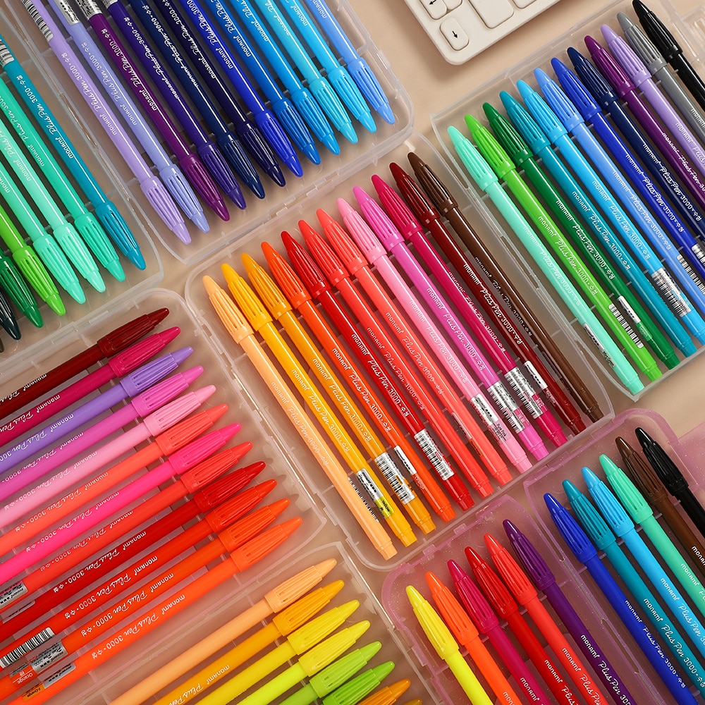 JIANWU Monami 3000 puls 48 farben/Kasten Aquarell Stift einstellen Schüler Farbe Skizze Stift Süssigkeit Farben 0,4mm Haken linie Stift Kunst Liefert