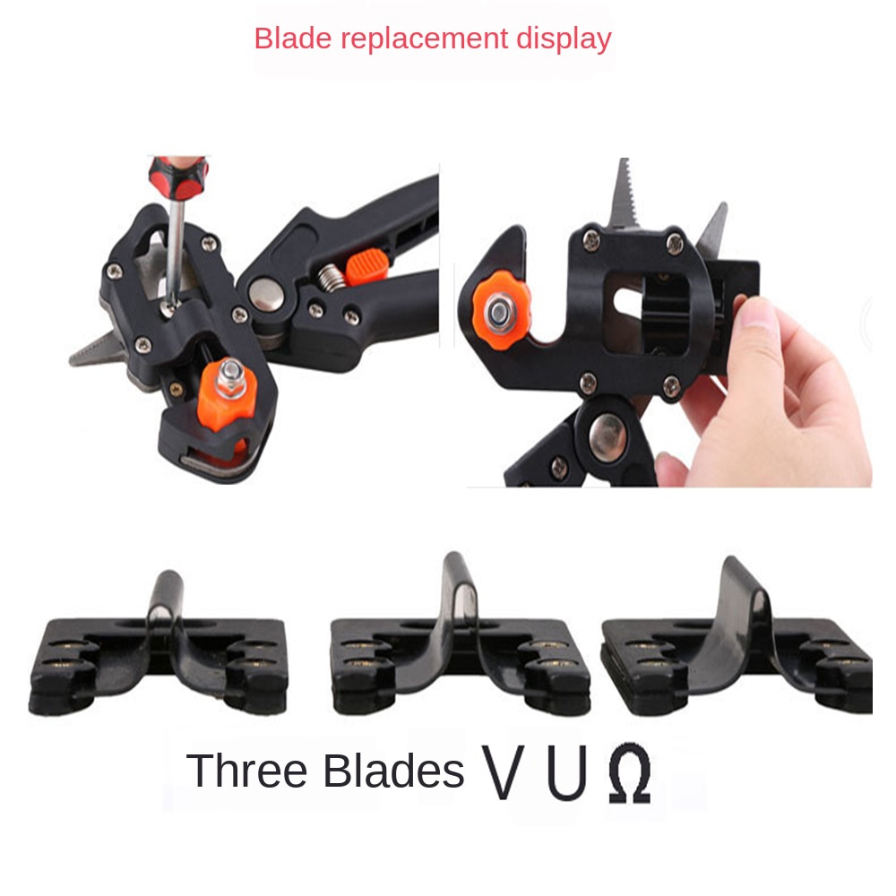 Multifunctional Garden Bonsai Fruit Tree Pruning Scissors Tools Set For Home Grafting Farming Plant Labor-Saving Shears