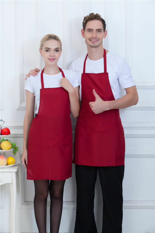 Simple PVC Apron for woman Brief Style Apron For Cleaning Cartoon Cute Waterproof Cooking Baking Kitchen Apron