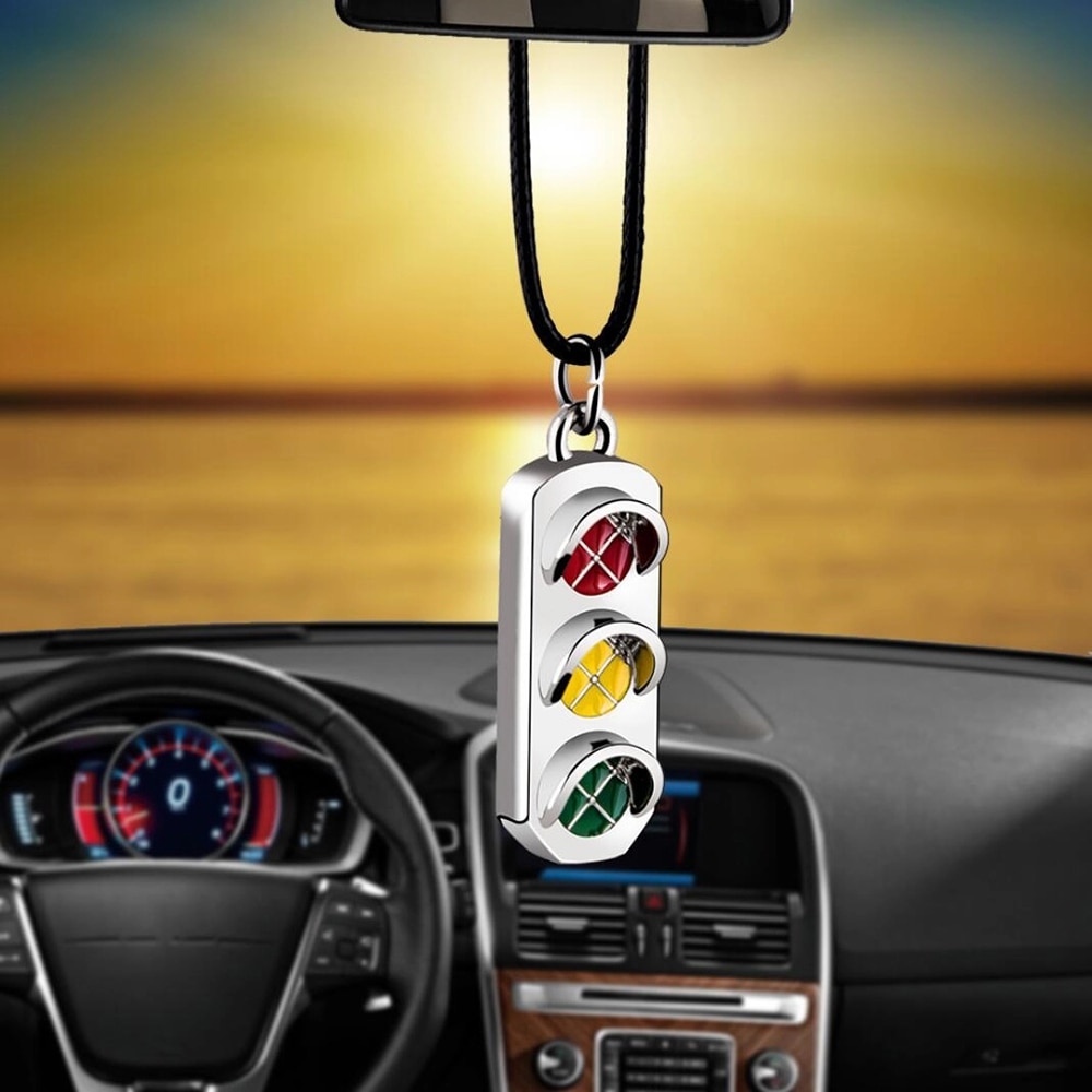 Autohanger verkeerslichten auto-ornamenten interieur achteruitkijkspiegel decoratie hangende decoratie auto-accessoires autostyling