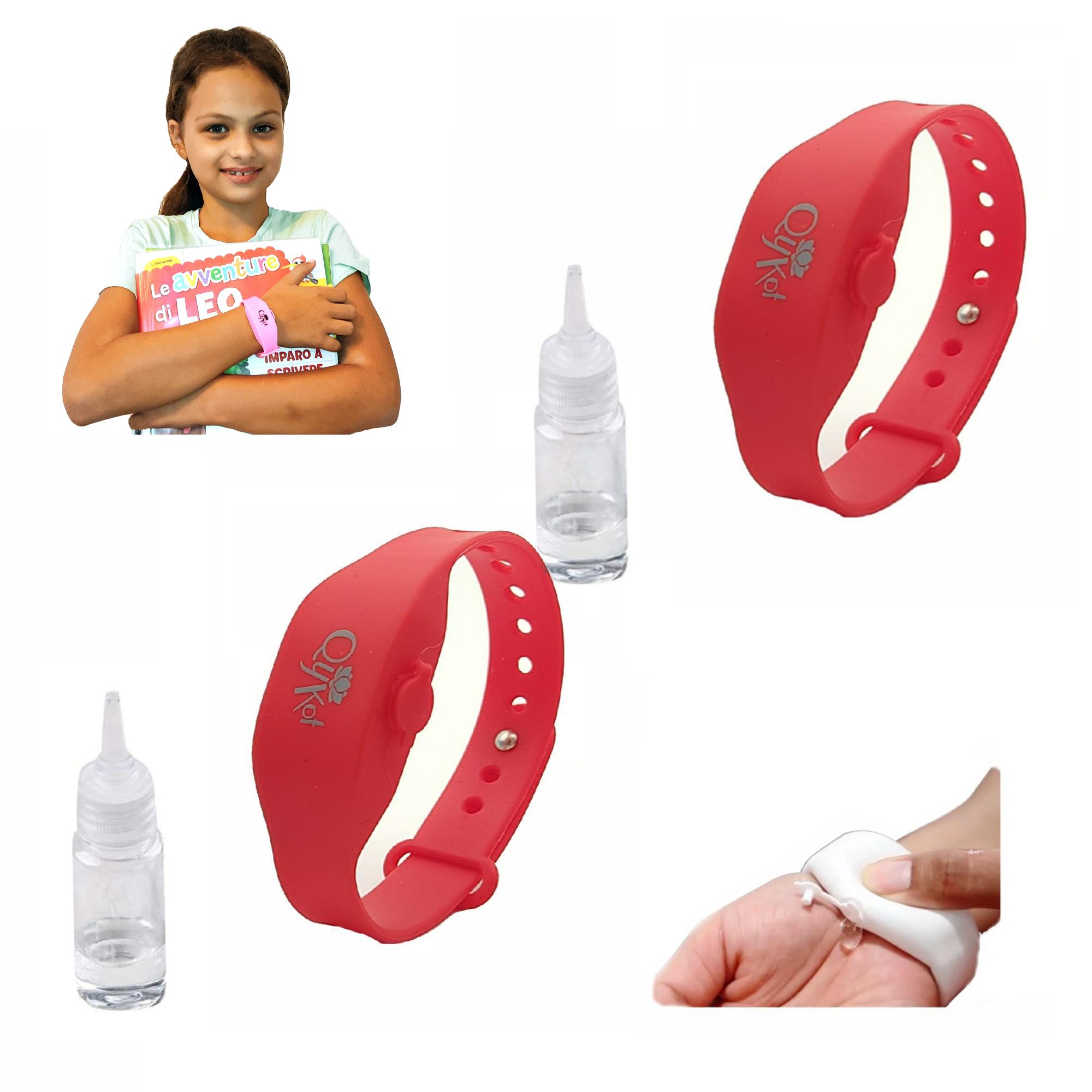 Pulseira recarregável mão sanitizer mão gel desinfetante porta crianças