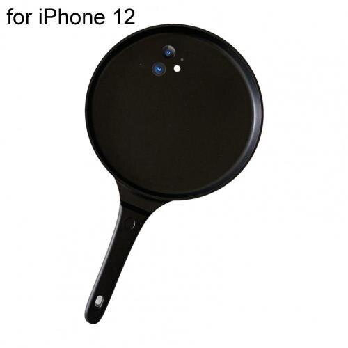 Anti Phone Case Frying Pan Phone Case Mobile Protective Cover for iPhone 11 Pro Max телефонный чехол: for iPhone 12