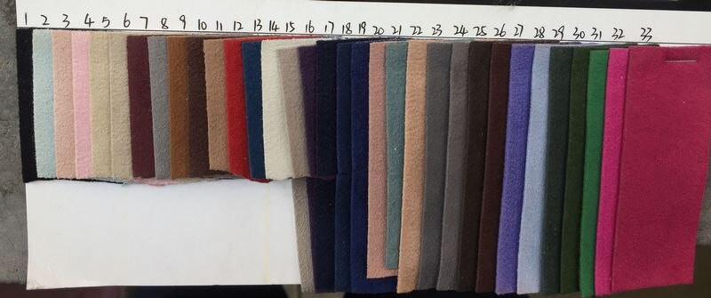 1.0MM thickness automotive upholstery decor Microsuede ultra suede PU leather material