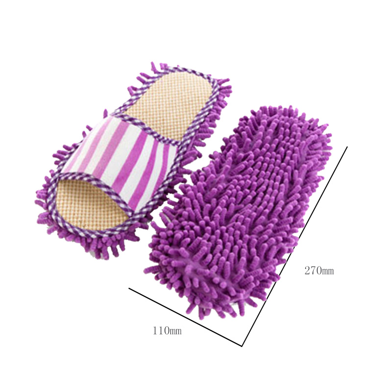 2PC/Set Lazy Cleaning Foot Cleaner Shoe Mop Slipper Microfiber Soft Wearable Bathroom Floor Dusting Cover Mops Cleanning Tools