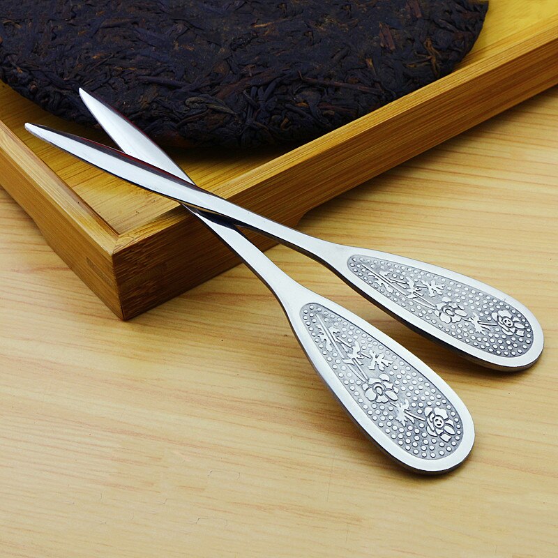 XMT-HOME stainless steel puer tea needle tea cake knife 5pc/lot