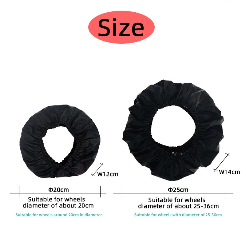 1pc Baby Stroller Wheel Cover Stroller Accessories Pram Buggy Wheel Cover Anti Dust Oxford Cloth Reusable Stroller Wheel Cover