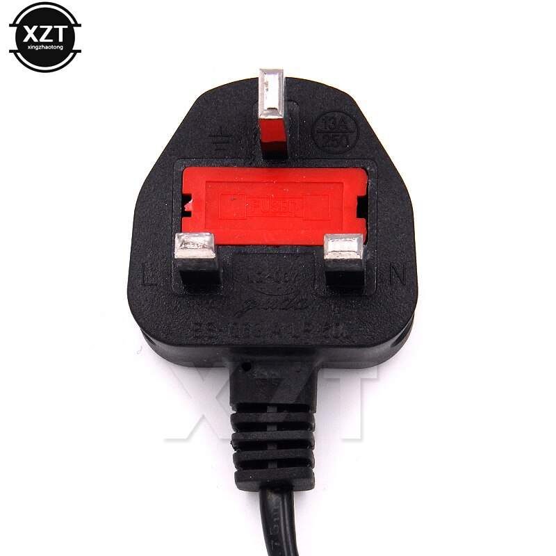 Più nuovo 2.5A 250VUK Spina 2 Spille Cavo di Alimentazione Cavo di CA Del Computer Portatile Cavo Adattatore 2 Spille Figura 8 Cavo Adattatore di Alimentazione