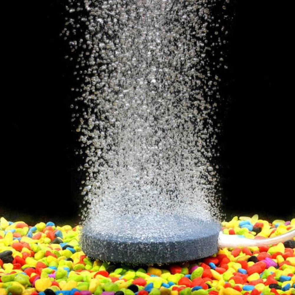 Acuario con burbujas de aire, piedra para pecera, placa difusora de oxígeno hidropónico, suministros para mascotas, 10/13/20cm, 1 unidad