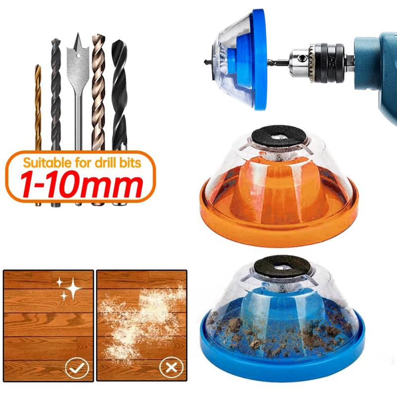 Electric Hammer Drill Dust Cover Hollow Chamber Drill Dust Collector Dust Collection Tool For Wall Reusable Drilling Accessories