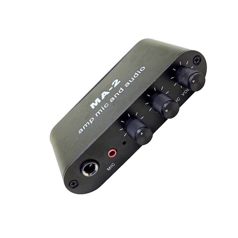 6.5Mm Dynamische Microfoon 3.5Mm Condensator Microfoon Versterker Hoofdtelefoon Versterker Muziek Audio Voorversterker Mengpaneel