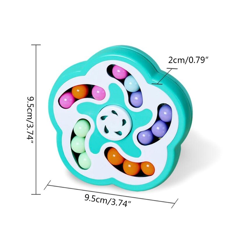 066B punta delle dita giocattolo cubo portatile Anti ansia Spinner scherzo pratico giocattolo in miniatura decompressione giocattolo giroscopio regalo Unisex