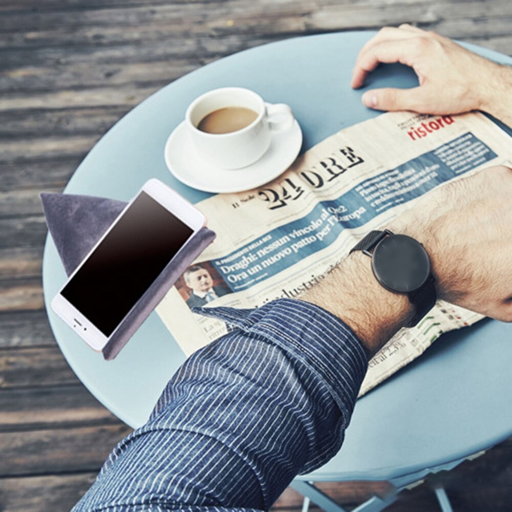 Laptop Weiche Kissen Tablette Kissen Dreieck Reis Knödel Regenbogen IPad Stand Tabletten E-Leser Smartphones Buch Zeitschriften Halfter