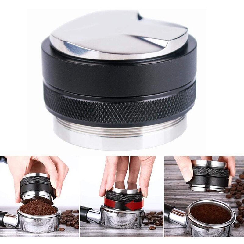Double Coffee Tamper,Espresso Coffee Press Stainle... Grandado