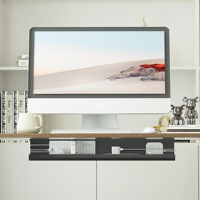 Unter Tisch Kabel Organizer unter Schreibtisch Kabel rinne Draht Organizer keine Sporn doppelseitiger Kleber verbreitert