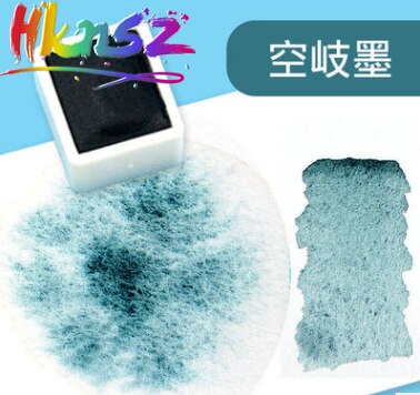 Super Vision Gelaagde Kleur Aquarel Pigment Water Kleur Verf Half Pan Voor Schilderij Tekening