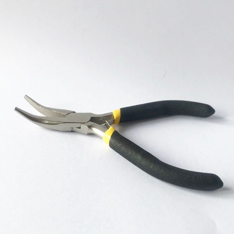 Alicates metálicos de acero para extensión de cabello i-tip, micro anillo nano, anillos para el cabello, herramientas de alicates para cabello, extensiones de cabello microlink