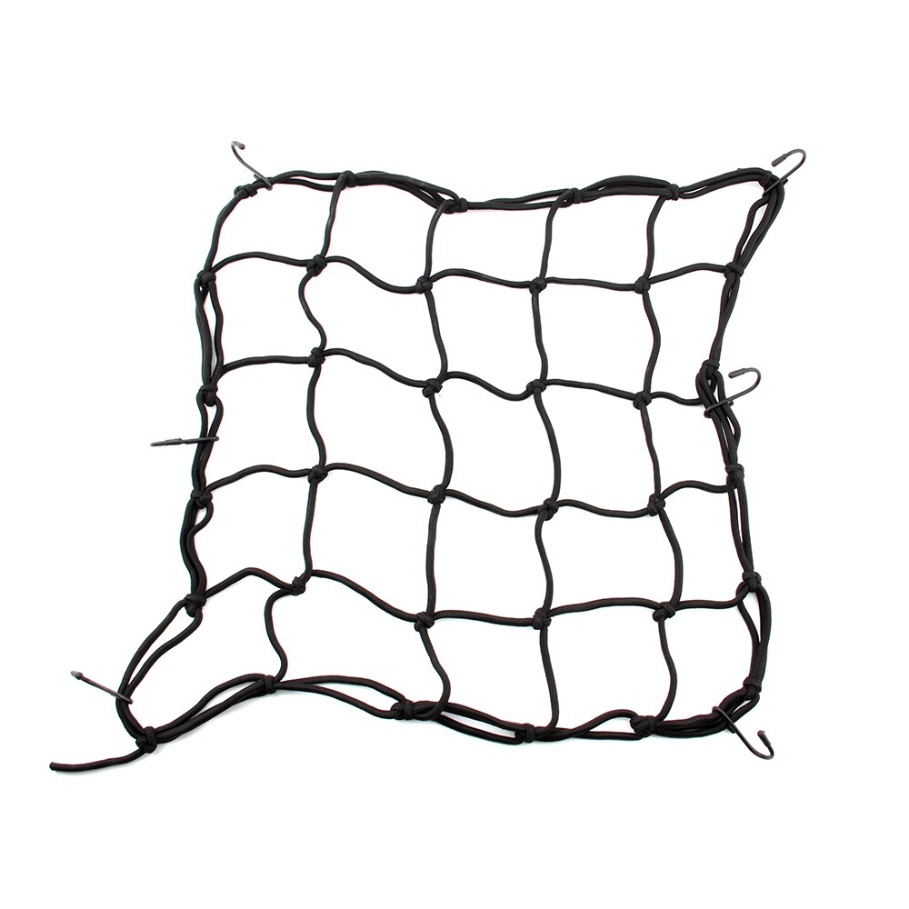 40*40cm kraftig elastisk motorsykkel bagasjenett nettingramme motorsykkelveske motorsykkeltilbehør justerbart moto bagasjenett