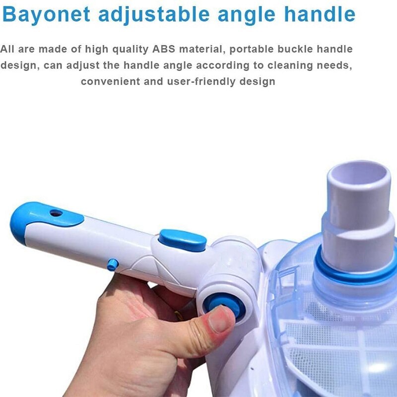 Cabezal de aspiradora para piscina, cepillo de limpieza para piscinas, limpiador subacuático, succión de aguas residuales, limpieza de máquinas y herramientas de mantenimiento