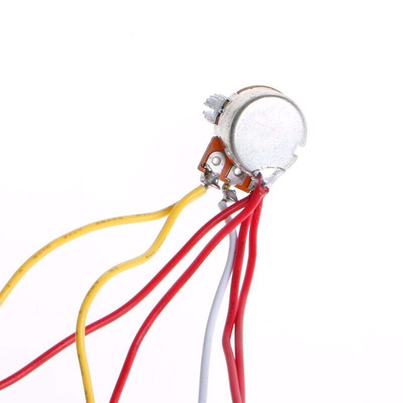 Arnés de cableado de guitarra, interruptor de palanca de 3 vías 1V1T 500k, Conector de tono de volumen para LP,