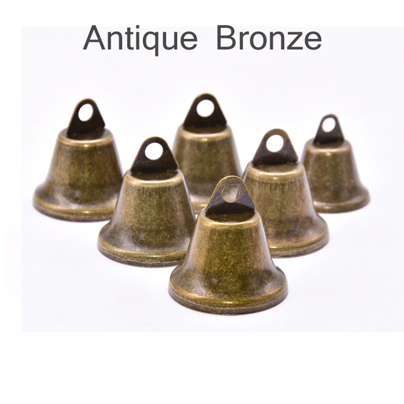 Cascabeles de Metal para ganado, Cascabel metálico fuerte y nítido que se extiende más lejos, fuerte pastoreo de vaca, caballo, oveja, evita la pérdida de ganado, perros y animales: Green bronze 1pc / 48mm