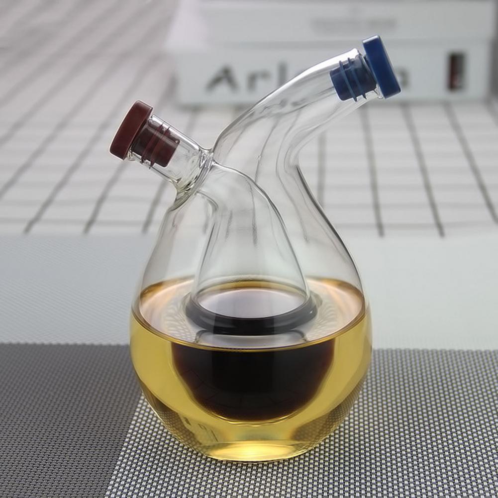 Bouteille de Sauce , verre à haute teneur en Borosilicate, anti-poussière, stockage d&#39;assaisonnements de cuisine, pot distributeur de vinaigre, fournitures