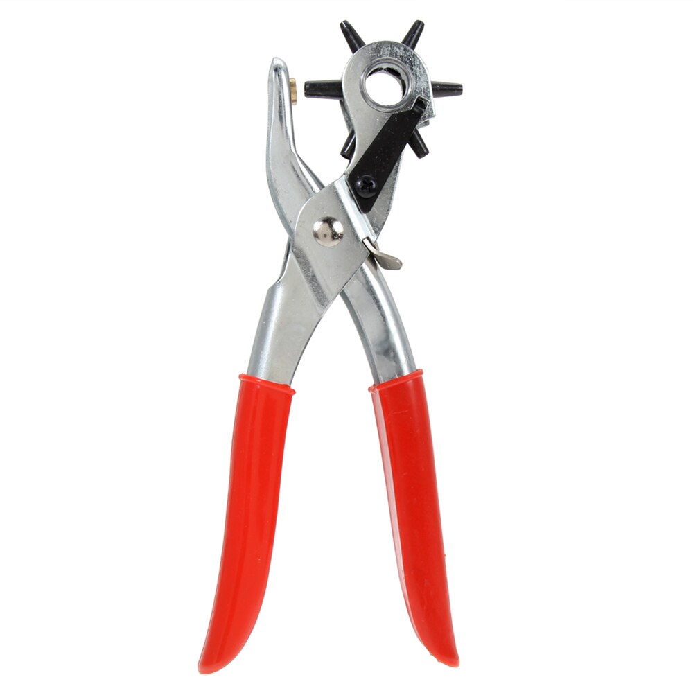 DIY Belt Holes Puncher With 6 Kinds Of Holes Durable Heavy Duty Rotary Hole Puncher Practical Leather Holes Sizes Maker Tool