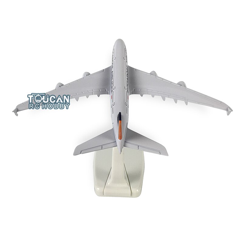 18CM Singapore A380 Aviation Airplane Display Airbus Airliner Static Model
