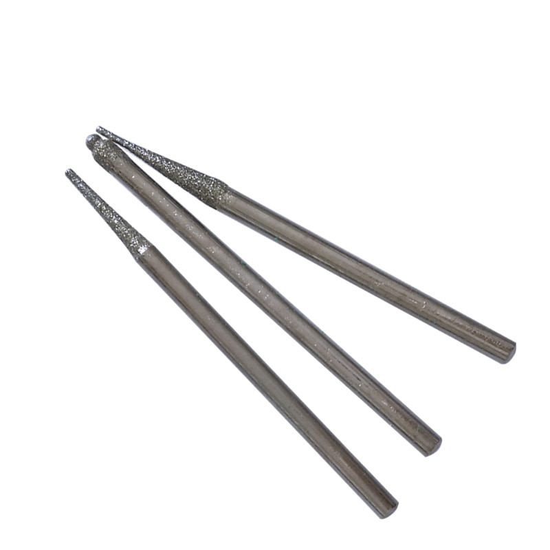 30 stuks 2.35mm mini boortjes diamantboren slijpschijf schuurschacht hout steen graveren voor dremel elektrisch gereedschap accessoires