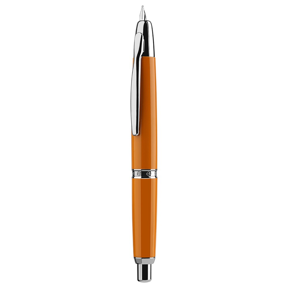 ¡En Stock! Mahanan-pluma estilográfica a presión A1, plumín extrafino retráctil de Metal de 0,4mm con Clip/sin Clip, pluma de tinta de para escribir
