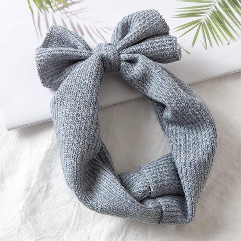 Novo coreano crianças cruz faixa de cabelo arco tecido estiramento bandana outono e inverno meninas do bebê acessórios de cabelo