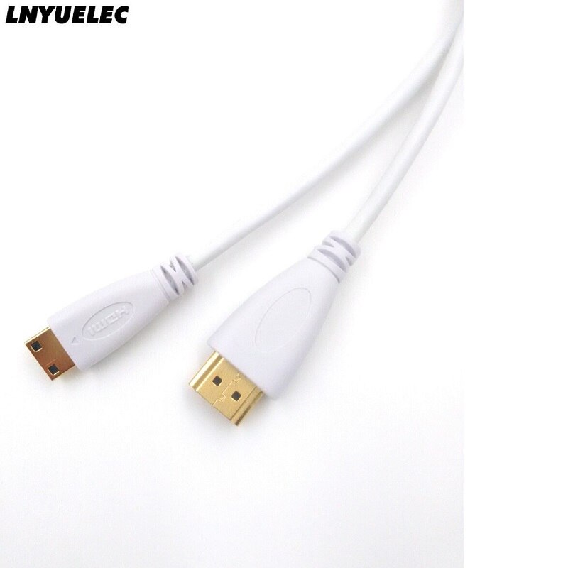 1FT 0.3m 0.5m 1m 1.5m 2m 3m 5m 1.4v/2.0v MINI HDMI TO HDMI Cable Lead C to A Gold plated 3D HDTV