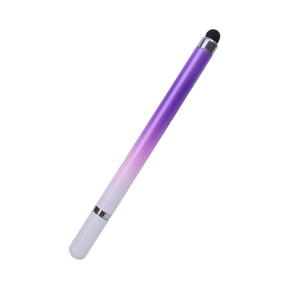 Lápiz óptico Universal 2 en 1 para tableta, lápiz capacitivo de dibujo para teléfono móvil, IPad, teléfono móvil, tableta, lápiz táctil capacitivo: Rojo