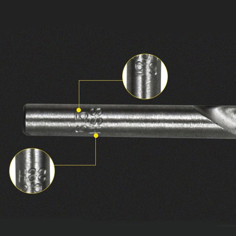 20pcs 0.3-1.6mm Titanium Coated Twist Drill Bits HSS Woodworking Tool Set Drilling Tools
