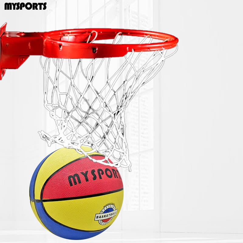 Basketball outdoor No. 7 standard blue ball adult children Primary School students rubber ball cement floor street ball