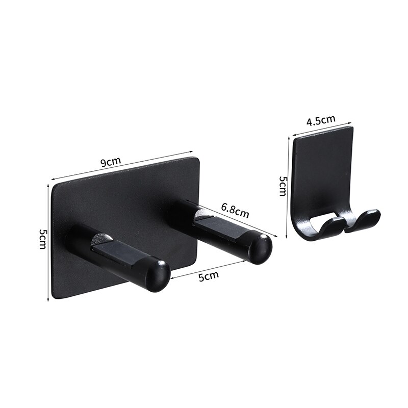 Uchwyt ścienny uchwyt na suszarkę robić włosów metalowa łazienka z darmowym przepychaczem suszarka robić włosów uchwyt półka Dom wieszak na zakupy robić akcesoriów Dyson: czarny