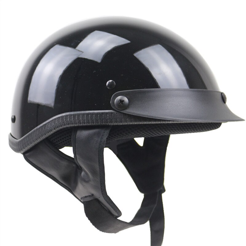 Chopper Style Bike Motorcycle Helmet DOT approved half face headgears