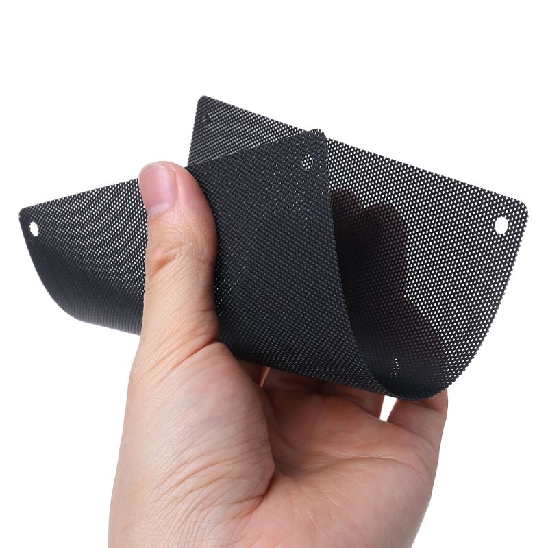 Filtro polvo para ventilador PVC, funda a prueba polvo para PC, cubierta malla cortable para ordenador, 40mm, 50mm,