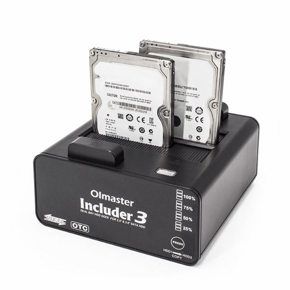 OIMASTER UNS Stecker Dual Bay HDD Dock Docking Station Kompakte Externe Festplatte Für 2,5 Zoll 3,5 Zoll SATA HDD USB 3.0: Default Title